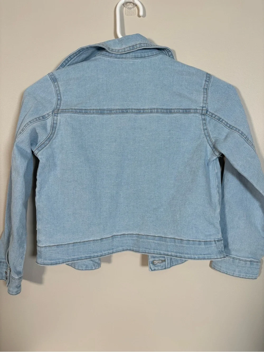 BCBGirls Light Wash Denim Jacket in Pale Blue